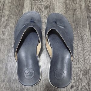 Peter Millar Dark Blue Flip Flops